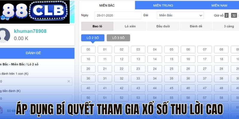 Áp dụng bí quyết tham gia xổ số thu lời cao