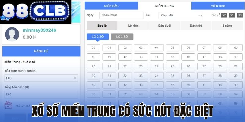 Xổ số miền Trung hôm nay có sức hút đặc biệt